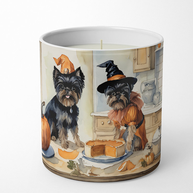 Bougie parfumée Pumpkin Pie avec support en céramique
