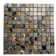 1" x 1" Marble/Metal Grid Mosaic Wall Tile