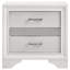 Table de chevet 3 tiroirs SantaAna - blanc-83603457