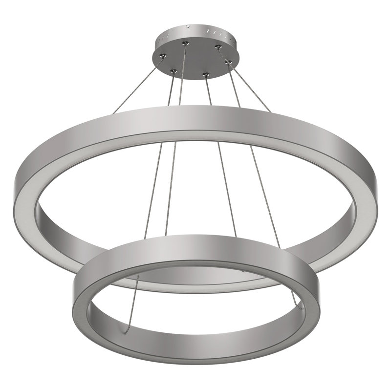 Lustre à DEL linéaire moderne unique à 2 lumières adyanna