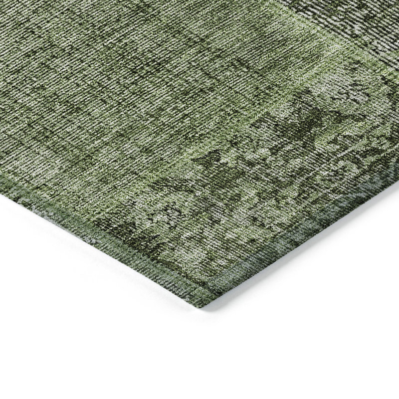 Tapis intérieur / extérieur Madysyn avec envers antidérapant, Rectangle 5 pi x 7 pi 6 po
