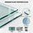 44-48" W x 70" H Double Sliding Frame Shower Door with 1/4"（6mm） Clear Tempered Glass, Chrome-119282912-129224103