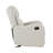 Faux Leather Upholstery Glider Reclining Chair 1Pc Living Room Furniture Comfort Seating Gentle Motion-114238138