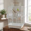 High Perch Tall Top-Opening Bird Cage with Twin Perches | Little Friends