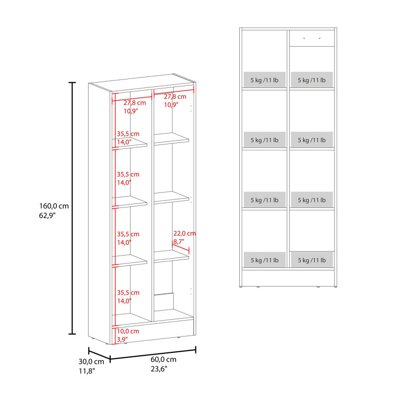 White 1-Door Kitchen Pantry Cabinet