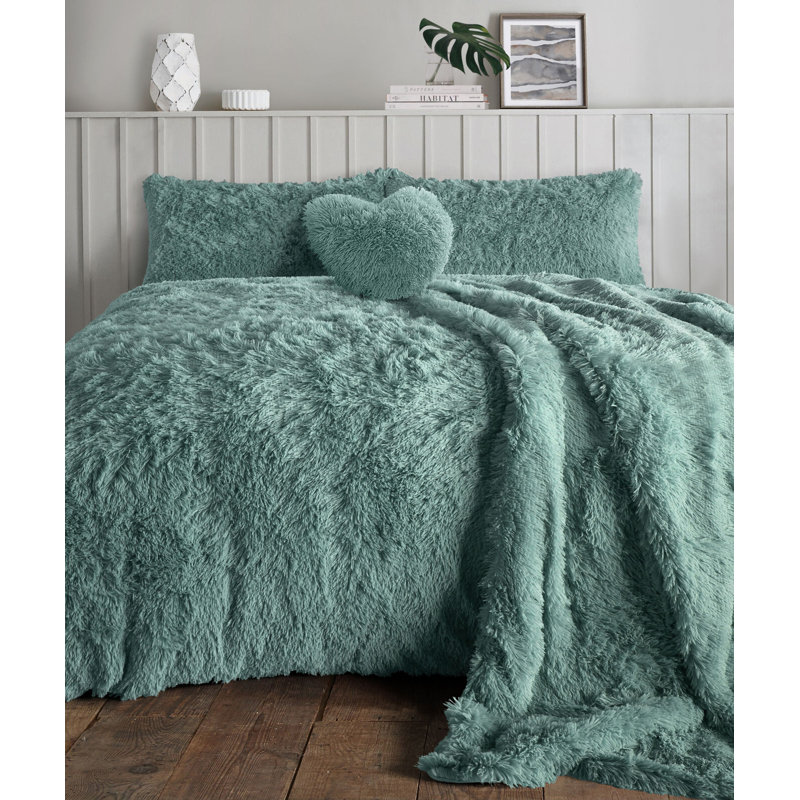 Allport [EU ONLY] Duvet Cover Set with Pillowcases Included, Teal, King Duvet Cover + 2 Standard Pillowcases