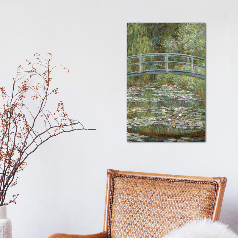 The Water-Lily Pond, 1899 by The Water-Lily Pond, 1899 - Painting on Canvas, Wrapped Canvas