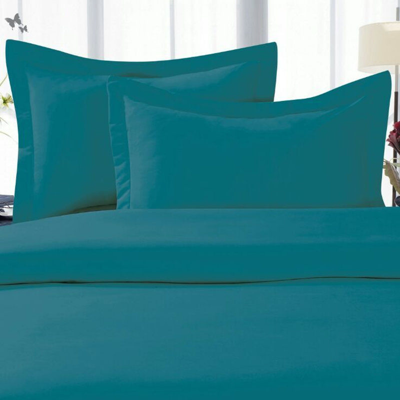 Modern & Contemporary Polyester Duvet Cover, Turquoise, King/Cal. King Duvet Cover + 2 Standard Shams