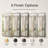 Leyat Modern Rectangle Metal Frame Wall Mirror for Bathroom-1133631053-1133631093