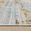Tapis bleu / beige Goulart-936154112