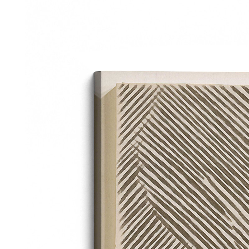 Modern Linear Illusion II Canvas Print, Wrapped Canvas, 12" H x 12" W x 1.25" D