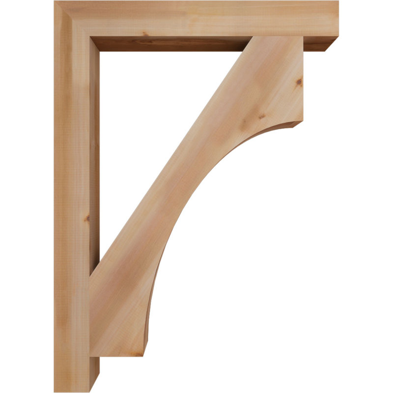 Support de bloc lisse Westlake l 3 1/2 po x P 32 po x H 44 po Westlake, Cèdre rouge de l'Ouest (lisse)