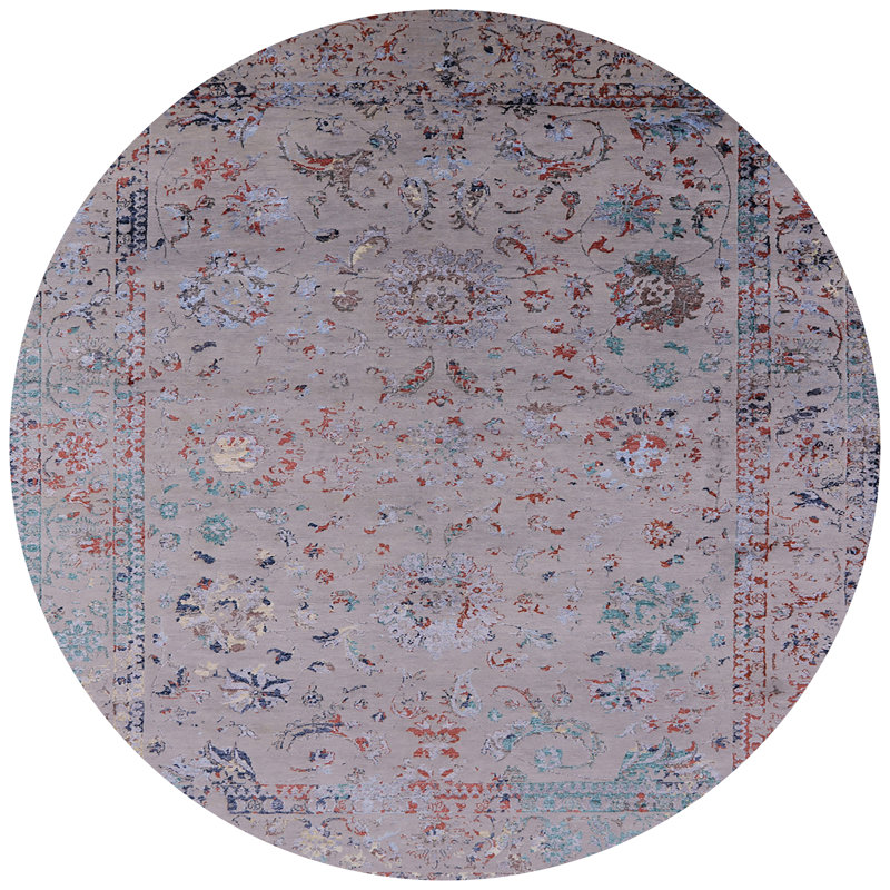 Oriental Indoor Rug, Round 6'