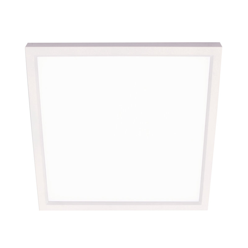 Edge LED Square Flush Mount, 0.67" H x 4.4" W x 4.4" D, White