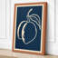 Peach Study Botanical - Wrapped Canvas-84387053-84387045