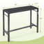Table de bar d'extérieur de 39 po de hauteur, plateau en composite avec ouvre-bouteille intégré-1051202547