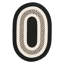 Tapis réversible intérieur / extérieur Bloxom - noir-1103452194