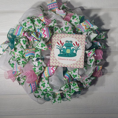 Couronne en maille 24 po Frog