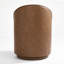 PU Leather Barrel Swivel Armless Dining Chair-209546218