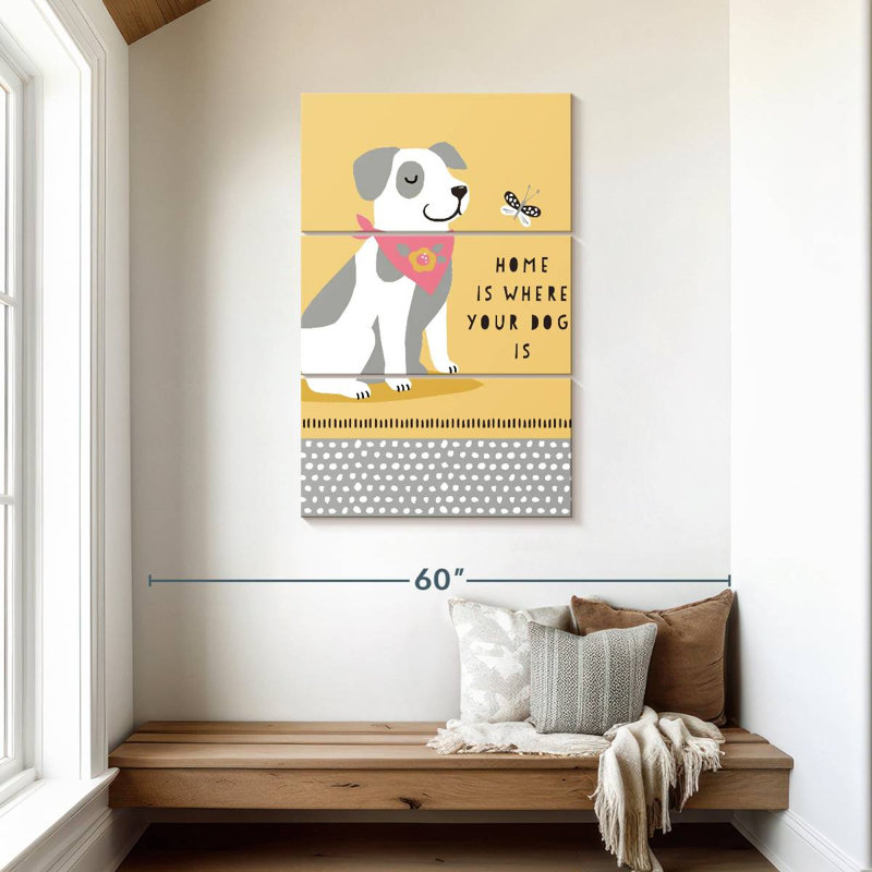 Brampt Dog Patch I, 45" H x 28" W