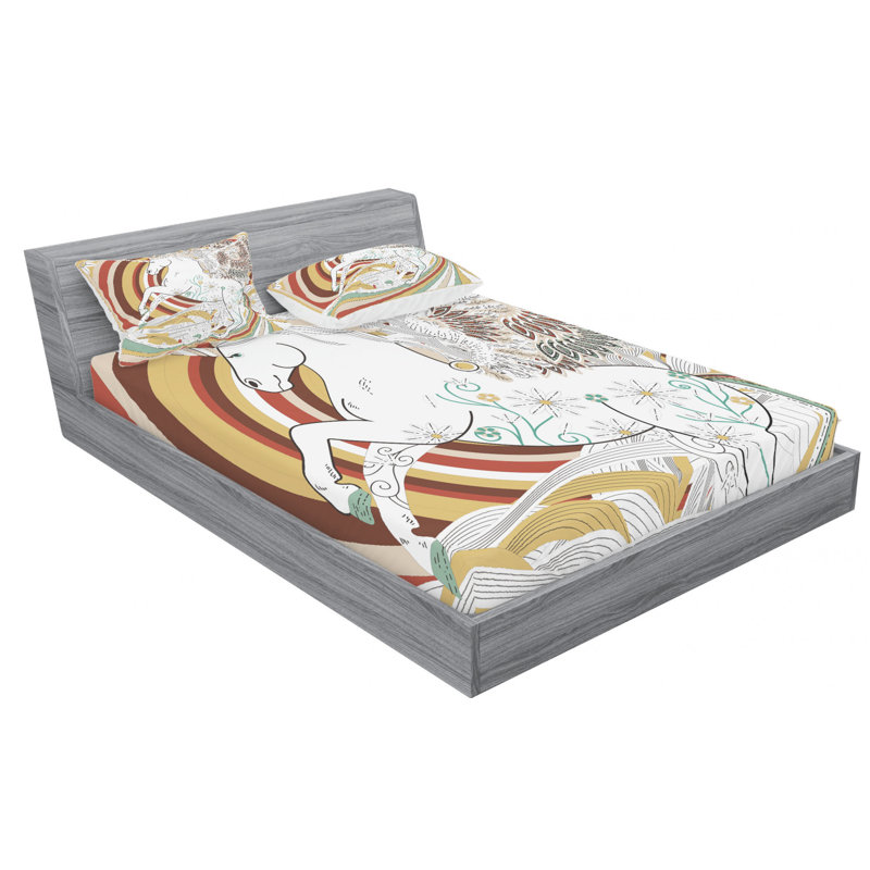Microfiber Sheet Set, Full Sheet Set with Fitted Sheet