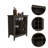 6-Bottle 1-Drawer 1-Shelf Bar Cabinet-1610023897