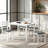 Compact Farmhouse Dining Set with Space-Saving Design