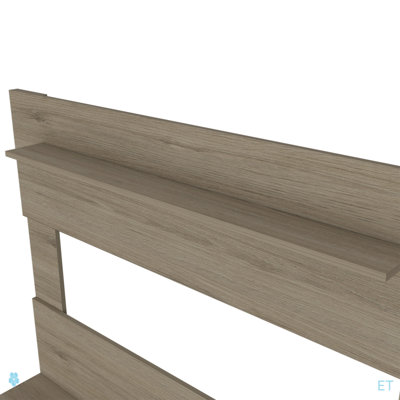 Cabos Floating Entertainment Center For TV´S Up 55", One Upper Shelf, Two Shelves