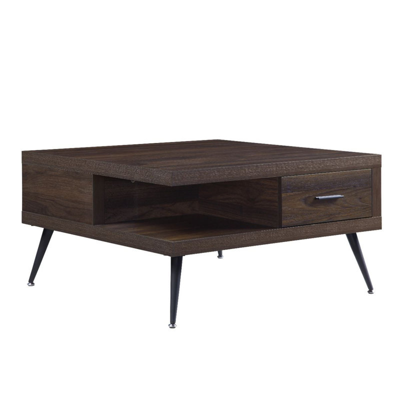 Table basse à 4 pieds avec rangement