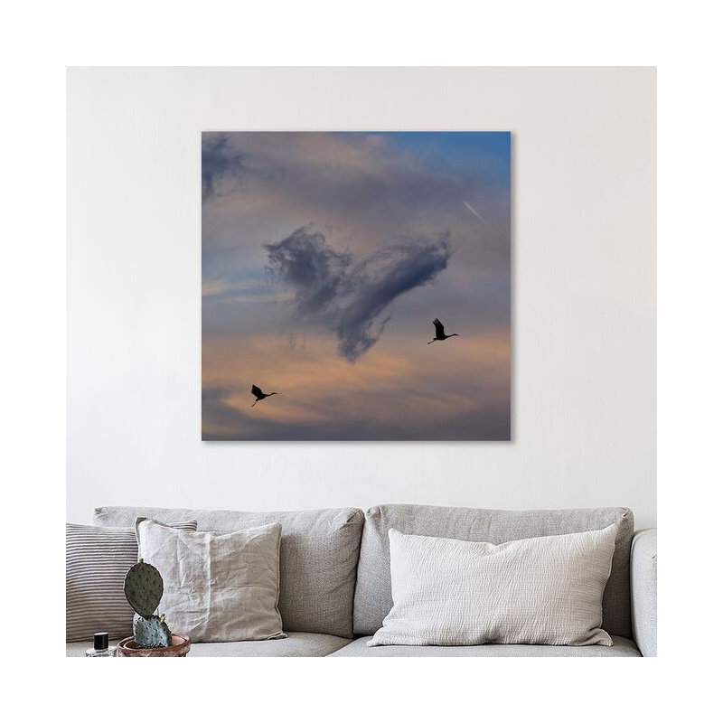 Live In My Heart, Pay No Rent by Dominic Liam - Wrapped Canvas Print, 46cm H x 46cm W x 4cm D