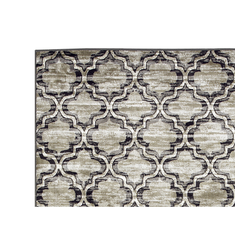 Manske Geometric Hand Woven Area Rug, Rectangle 240 x 340cm