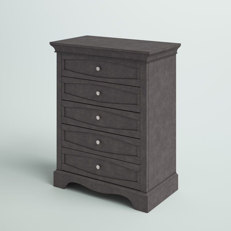 Adalee Kids 5 - Drawer Chest, Granite