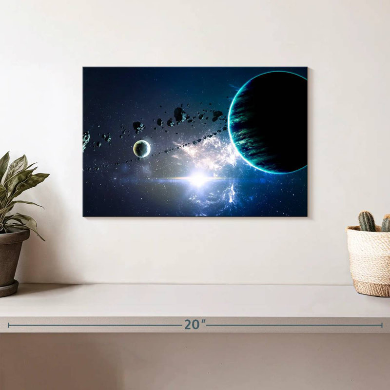 Oberle Planets And Nebula, 8" H x 12" W