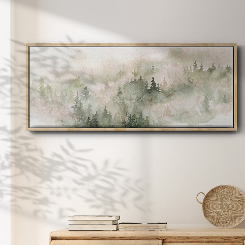 Misty Mountain Sides- Framed Canvas