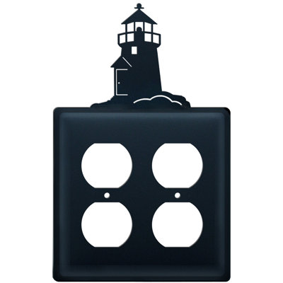 Lighthouse 4-Gang Duplex Outlet Wall Plate