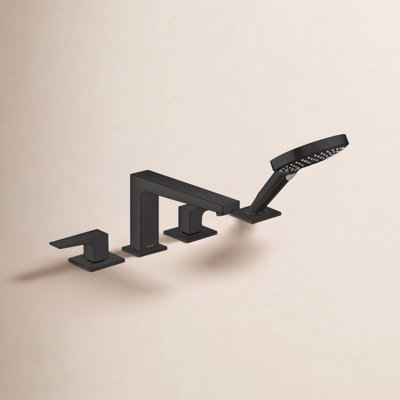 Metropol 4-Hole Roman Tub Faucet Set