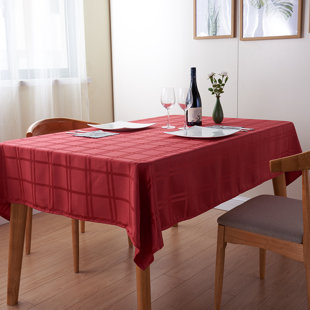Checkered Rectangular Tablecloth