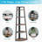 70.07" Tall Corner Shelf, 5 Tier Corner Bookshelf Bookcase Industrial Corner Ladder Shelf Plant Stand For Living Room-1300032990
