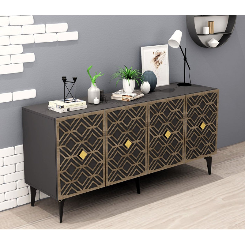 Olivia 150cm Console Table, Grey