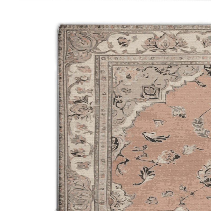 Tapis gris d'intérieur et d'extérieur Tabriz, Rectangulaire 2 pi x 3 pi
