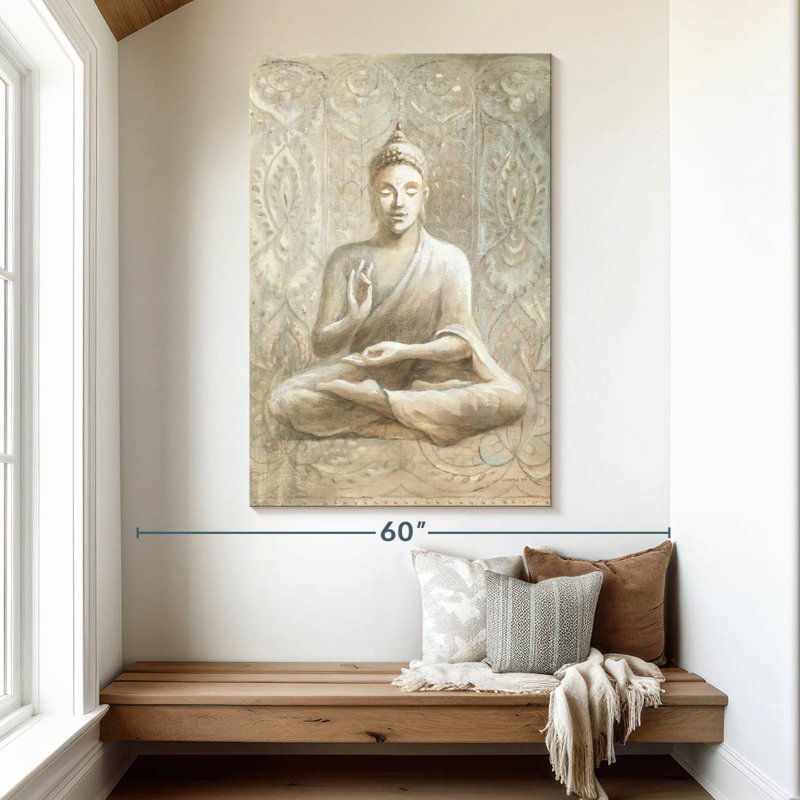 Leisha paix du Bouddha, H 51 po x l 34 po