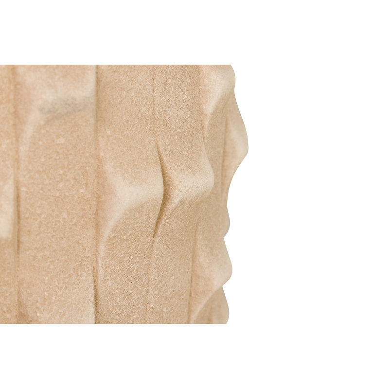 Ceramic Pot Planter, Brown, 26cm H x 32cm W x 32cm D