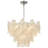 5-light Dimmable Tiered Chandelier With Crystal Accents