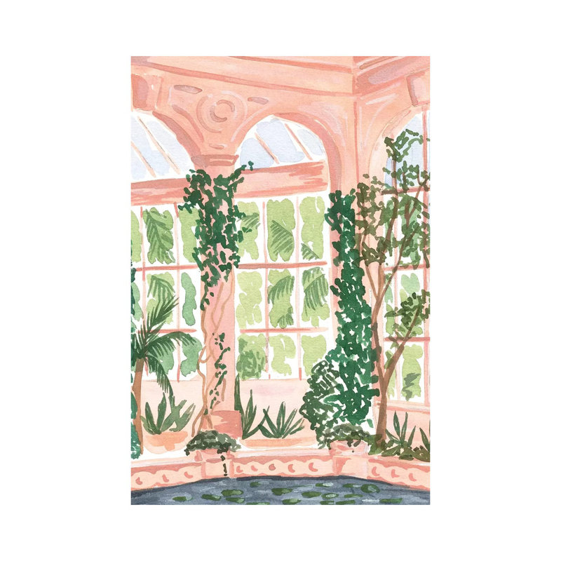 Botanical Gardens - Wrapped Canvas Painting, 20.32 cm H x 30.48 cm W