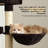 Cat Tree, 50.31-Inch Cat Tower for Indoor Cats, Cat House with Padded Platform Bed, Toy Mouse Ball, Large Cozy Condo, Hammocks and Sisal Scratching Posts for Kittens Play, Brown