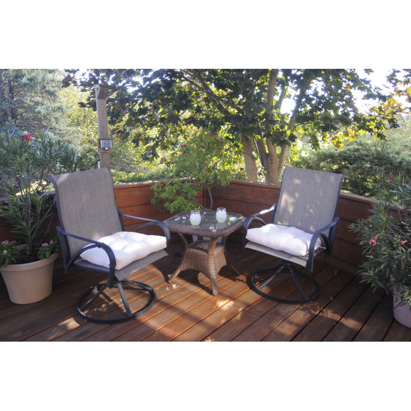 Outdoor 3'' Dining Chair Seat Cushion, Beige