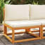  Canapé de patio sans accoudoirs avec coussins en bois d'acacia massif-725056641-725056642