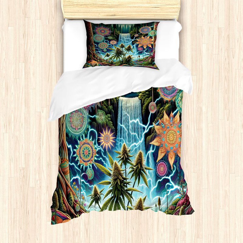 Trippy Duvet Cover, Twin Duvet Cover + 1 Standard Shams