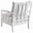 Upholstered Stripe Accent Chair