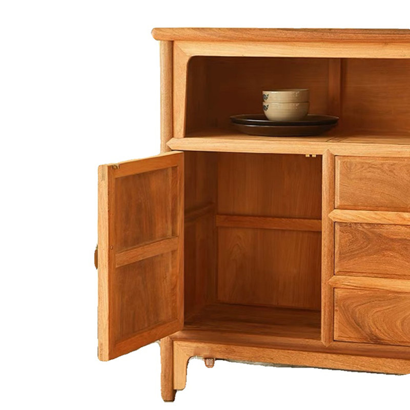 Solid Elm Wood Console Table